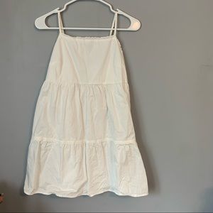 white baby doll style dress